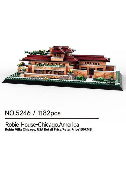 Ovozı Dünyaca Ünlü Mimari Puzzle Yapı Taşları Eğitici Oyuncaklar (Yurt Dışından)