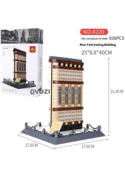 Ovozı Dünyaca Ünlü Mimari Puzzle Yapı Taşları Eğitici Oyuncaklar (Yurt Dışından)