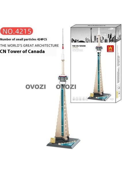 Ovozı Dünyaca Ünlü Mimari Puzzle Yapı Taşları Eğitici Oyuncaklar (Yurt Dışından)