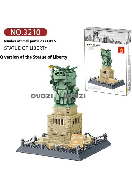 Ovozı Dünyaca Ünlü Mimari Puzzle Yapı Taşları Eğitici Oyuncaklar (Yurt Dışından)