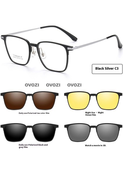 Ovozı Manyetik Gözlük Polarize Güneş Gözlüğü Güneş Gözlüğü Güneş Gözlüğü Çok Fonksiyonlu (Yurt Dışından)