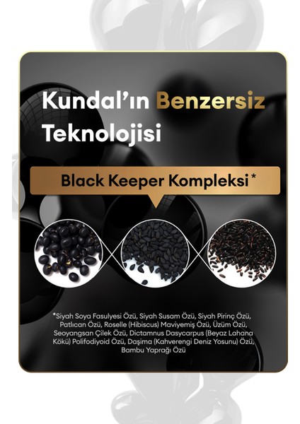 Siyah Şampuan Kundal The Real Black Shampoo 500 ml
