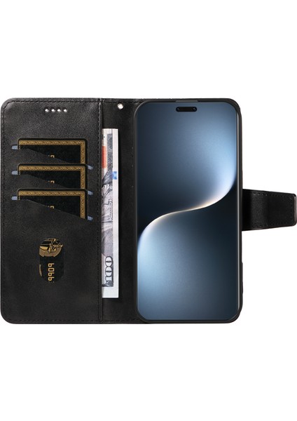 Honor Magic7 Pro 5g Deri Kılıf Cüzdan Standı Telefon Kılıfı Kayışlı (Yurt Dışından)