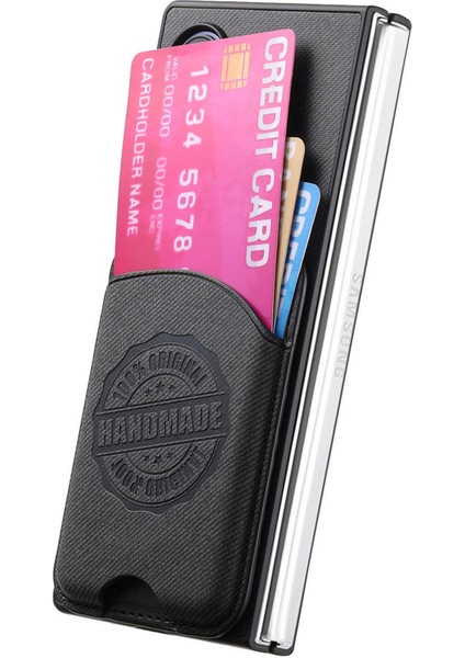 Honor Magic V3 5g Denim Doku Deri Arka Kapak Magsafe ile Uyumlu (Yurt Dışından)