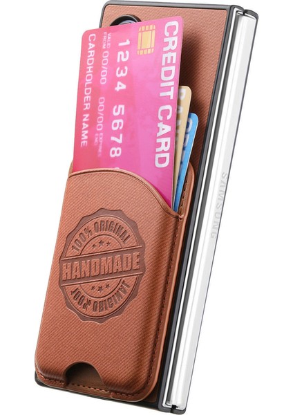 Honor Magic V3 5g Denim Doku Deri Arka Kapak Magsafe ile Uyumlu (Yurt Dışından)