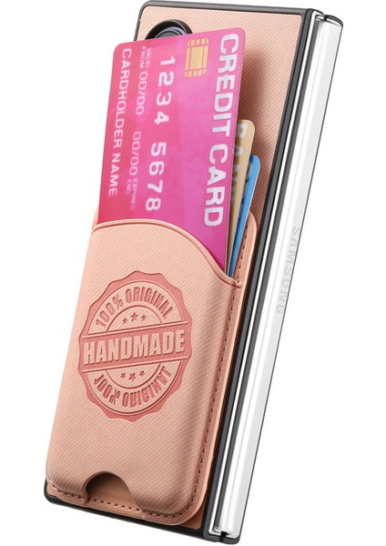 Honor Magic V3 5g Denim Doku Deri Arka Kapak Magsafe ile Uyumlu (Yurt Dışından)