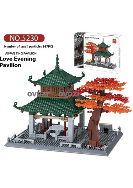 Ovozı Dünyaca Ünlü Mimari Puzzle Yapı Taşları Eğitici Oyuncaklar (Yurt Dışından)