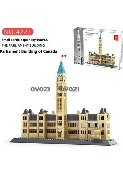 Ovozı Dünyaca Ünlü Mimari Puzzle Yapı Taşları Eğitici Oyuncaklar (Yurt Dışından)