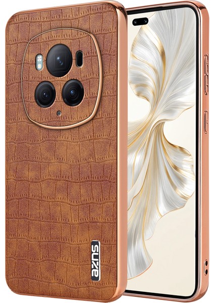 Honor Magic6 Pro 5g Galvanik Deri+Tpu Telefon Kılıfı (Yurt Dışından)