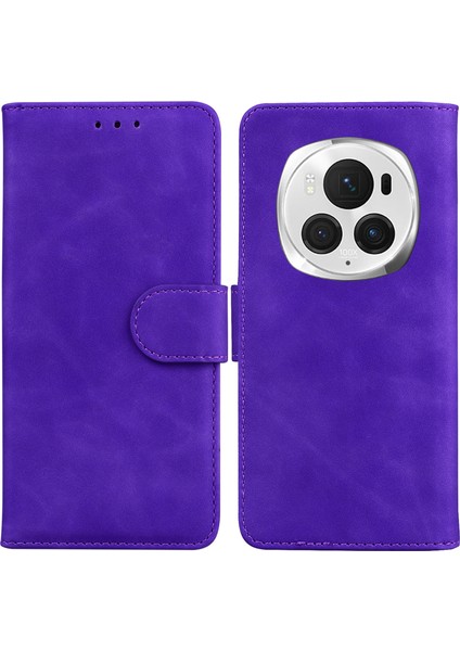 Honor Magic6 Pro 5g Deri Cüzdan Kılıf Telefon Kılıfı (Yurt Dışından)