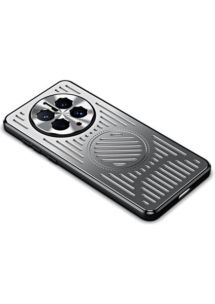 Huawei Mate 50 Pro 4g Tpu+Alüminyum Alaşımlı Arka Kapak (Yurt Dışından)