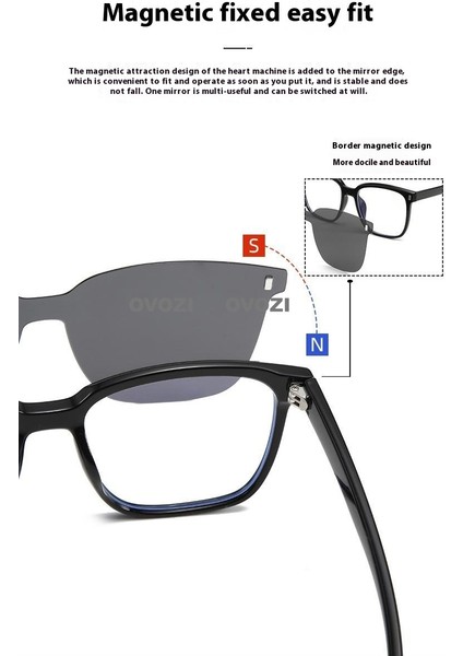 Ovozı Manyetik Gözlük Polarize Güneş Gözlüğü Güneş Gözlüğü Güneş Gözlüğü Çok Fonksiyonlu (Yurt Dışından) modelleri