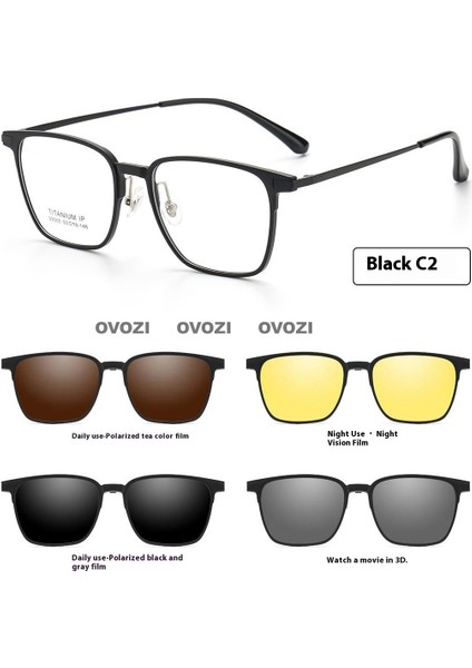 Ovozı Manyetik Gözlük Polarize Güneş Gözlüğü Güneş Gözlüğü Güneş Gözlüğü Çok Fonksiyonlu (Yurt Dışından)