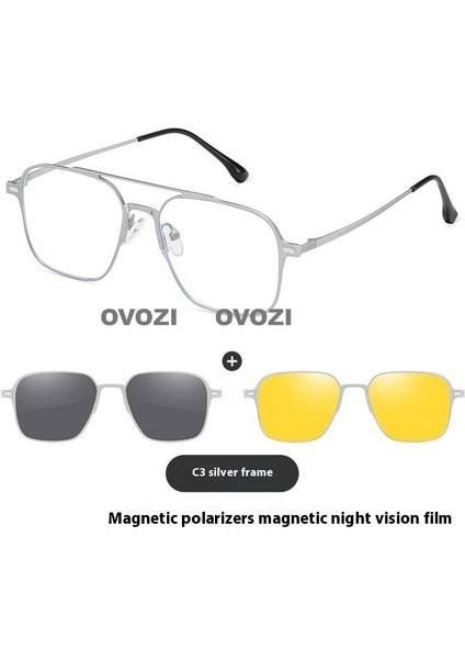 Ovozı Manyetik Gözlük Polarize Güneş Gözlüğü Güneş Gözlüğü Güneş Gözlüğü Çok Fonksiyonlu (Yurt Dışından)