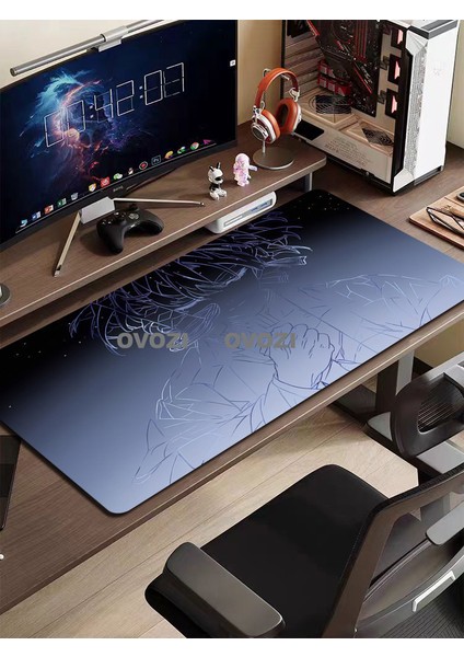 Ovozı 61×36CM Ekstra Büyük Fare ve Klavye Pedi (Yurt Dışından)