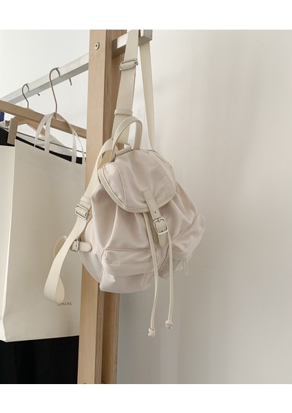 Flap Stili Çift Omuz Moda Naylon Sırt Çantası (Yurt Dışından)