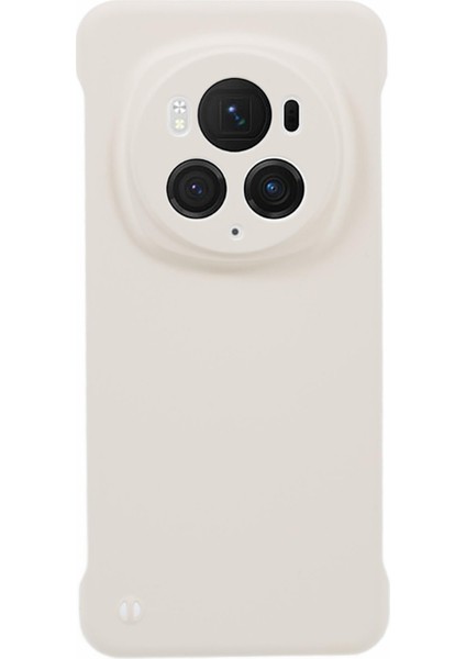 Honor Magic6 Pro 5g Darbeye Dayanıklı Sert Pc Sınırsız Telefon Kılıfı- Beyaz (Yurt Dışından)