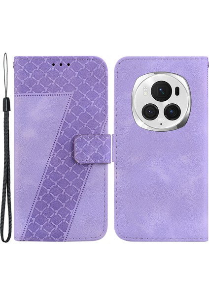 Honor Magic6 Pro 5g Deri Telefon Kılıfı (Yurt Dışından)