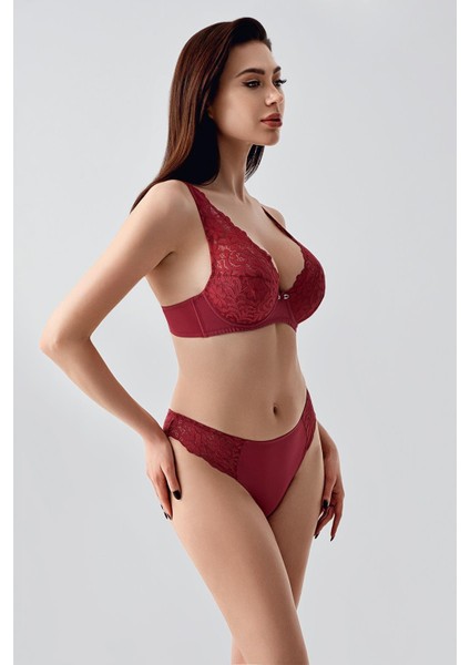 Dolgusuz Sütyen Takım C14156 Bordo fiyatları