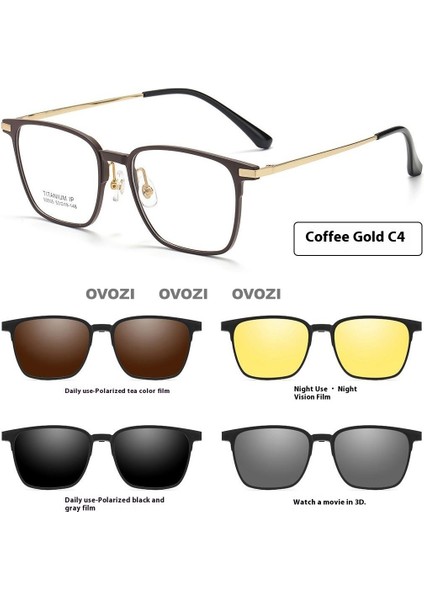 Ovozı Manyetik Gözlük Polarize Güneş Gözlüğü Güneş Gözlüğü Güneş Gözlüğü Çok Fonksiyonlu (Yurt Dışından)