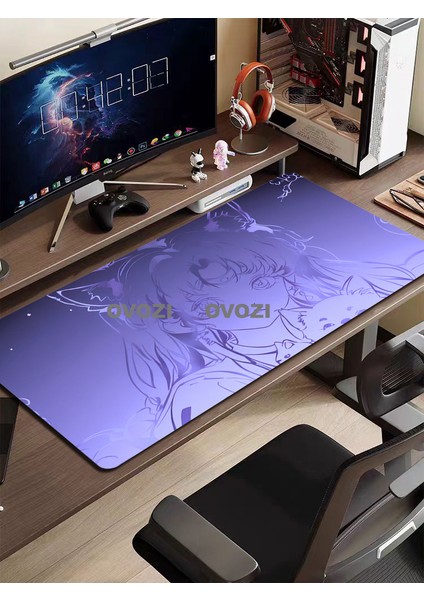 Ovozı 61×36CM Ekstra Büyük Fare ve Klavye Pedi (Yurt Dışından)