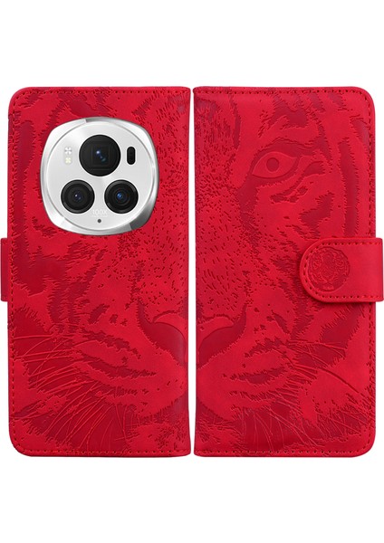 Honor Magic6 Pro 5g Pu Deri Kapaklı Telefon Kılıfı (Yurt Dışından)