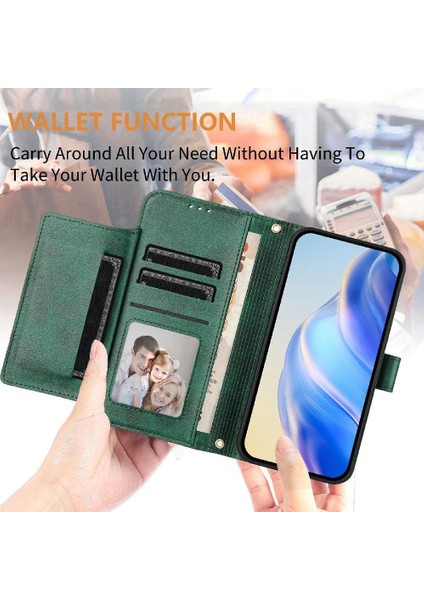 Infınıx Note 30 Pro 4g Premium Fermuarlı Deri Çapraz Askılı Uzun Askılı Cüzdan Kılıf Kapaklı Kartlıklı (Yurt Dışından)
