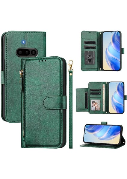 Nothing Phone 3A Premium Fermuarlı Deri Çapraz Askılı Uzun Askılı Cüzdan Kılıf Kapaklı Kartlıklı (Yurt Dışından) fırsatları