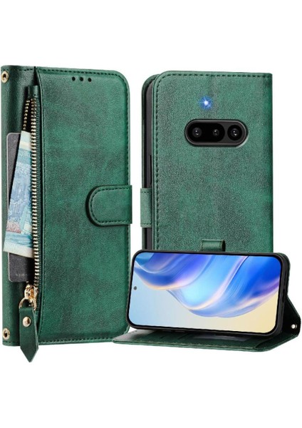 Nothing Phone 3A Premium Fermuarlı Deri Çapraz Askılı Uzun Askılı Cüzdan Kılıf Kapaklı Kartlıklı (Yurt Dışından) indirimleri