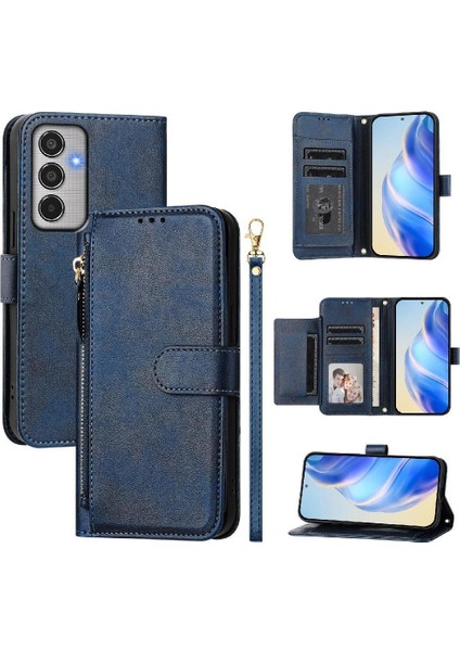 Samsung Galaxy M35 5g Premium Fermuarlı Deri Çapraz Askılı Uzun Askılı Cüzdan Kılıf Kapaklı Kartlıklı (Yurt Dışından) indirimleri