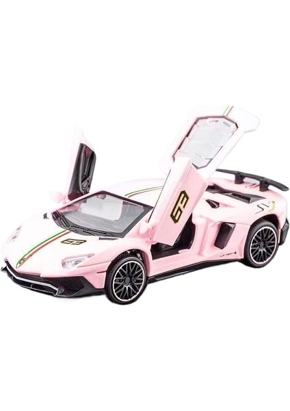 Araba Modeli 1:24 Alaşım Simülasyon Spor Araba Araba Modeli Süsler Çocuk Oyuncak Araba Erkek Oyuncakları (Yurt Dışından)