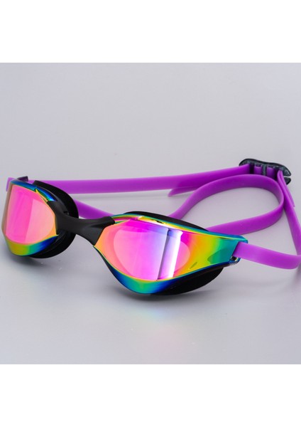 Yetişkin Yüzme Gözlüğü Hd Su Geçirmez Buğu Önleyici Yarış Eğitim Gözlükleri Ekipmanı (Yurt Dışından)