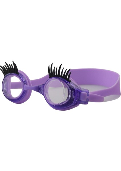 Çocuk Yüzme Gözlükleri Su Geçirmez Buğu Önleyici Hd Yüzme Gözlükleri Sevimli Çizgi Film Silikon Renkli Gözlükler (Yurt Dışından)