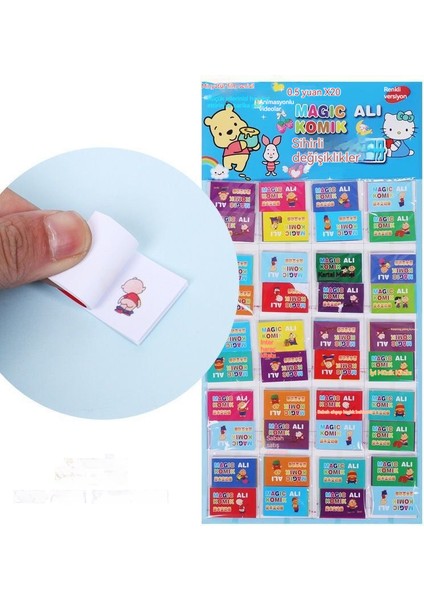 20 Animasyonlu Çizgi Roman Küçük Kitap Animasyonlu Kitap (Yurt Dışından)