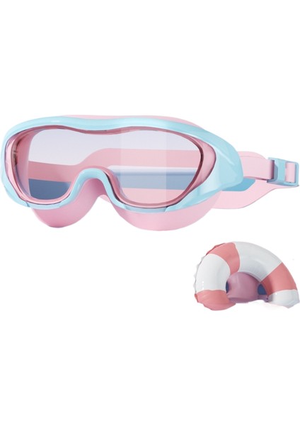 Çocuk Yüzme Gözlükleri Büyük Çerçeve Su Geçirmez Buğu Önleyici Hd Erkek Kız Öğrenciler Göz Koruma Yüzme Gözlükleri (Yurt Dışından)