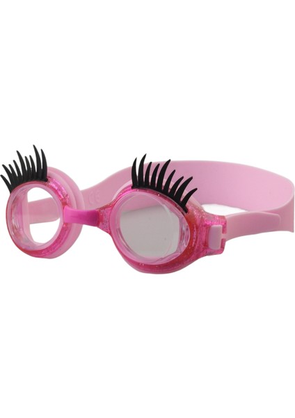 Çocuk Yüzme Gözlükleri Su Geçirmez Buğu Önleyici Hd Yüzme Gözlükleri Sevimli Çizgi Film Silikon Renkli Gözlükler (Yurt Dışından)