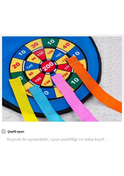 Çocuk Anaokulu Açık Yelek Yapışkan Top Kuyruk Atma Eğitici Oyuncak (Yurt Dışından)