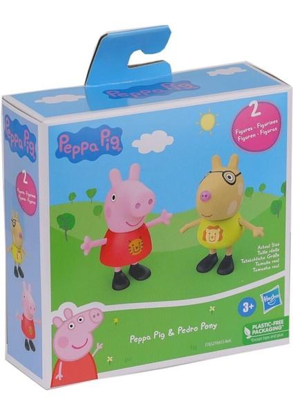 F6413 Peppa Pig Peppanın En Iyi Arkadaşları Oyun Seti +3 Yaş