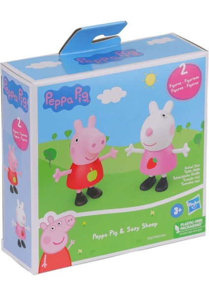 F6413 Peppa Pig Peppanın En Iyi Arkadaşları Oyun Seti +3 Yaş