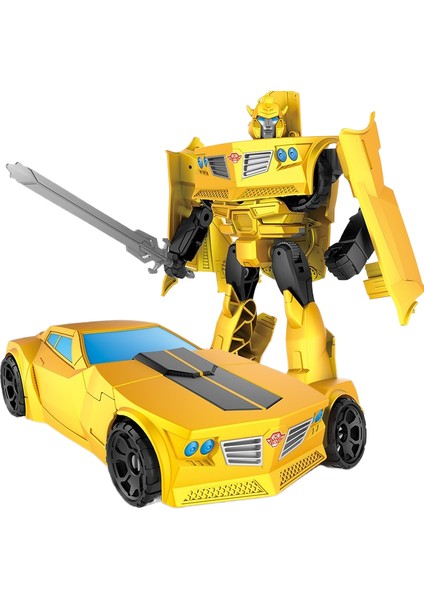 Transformer Araba Oyuncakları Bumblebee Modeli Erkek El Yapımı Araba Robotu King Kong El Yapımı Araba Modeli (Yurt Dışından)