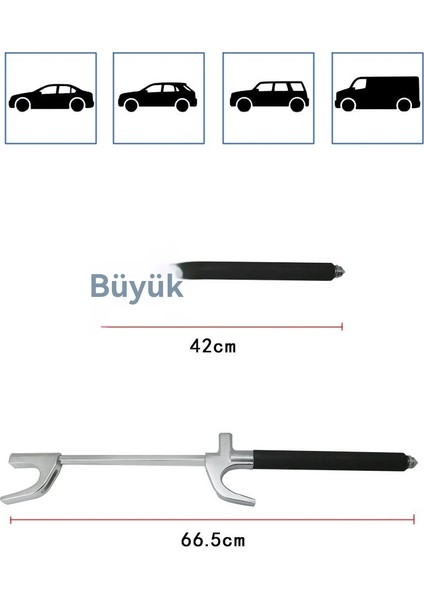 Araba Direksiyon U Ayarlanabilir Teleskopik Kilit (Yurt Dışından) modelleri