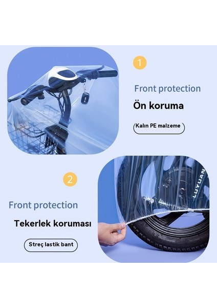 Yaz Açık Tek Kullanımlık Elektrikli Araba Bisiklet Yağmur Koruyucu Güneş Koruyucu Kılıf (Yurt Dışından) fırsatları