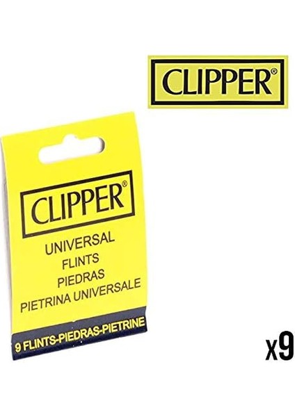 Clipper 9 Adet Çakmak Taşı fiyatları