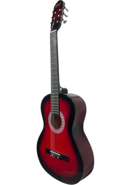 Klasik Gitar Seti Sap Ayarlı 4-4 Tamboy Kıııf Askı Kapo Sticker Pena Penalık Silme Bezi L Anahtarı