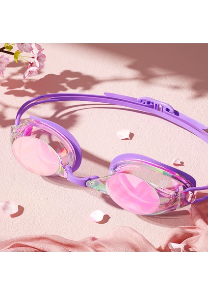 Yüzme Gözlükleri Yetişkin Hd Su Geçirmez Buğu Önleyici Profesyonel Rekabet Dalış Erkekler ve Kadınlar Yüzme Gözlükleri Ekipmanları (Yurt Dışından)