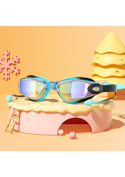 Çocuk Yüzme Gözlükleri Erkek ve Kız Çocukları Için Su Geçirmez Buğu Önleyici Hd Yüzme Gözlükleri (Yurt Dışından)