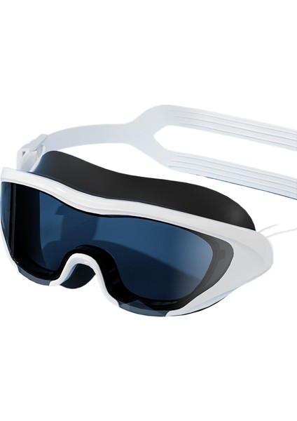 Yüzme Gözlüğü Hd Buğu Önleyici Su Geçirmez Yüzme Gözlükleri Büyük Çerçeve Yetişkin Ekipmanları (Yurt Dışından)