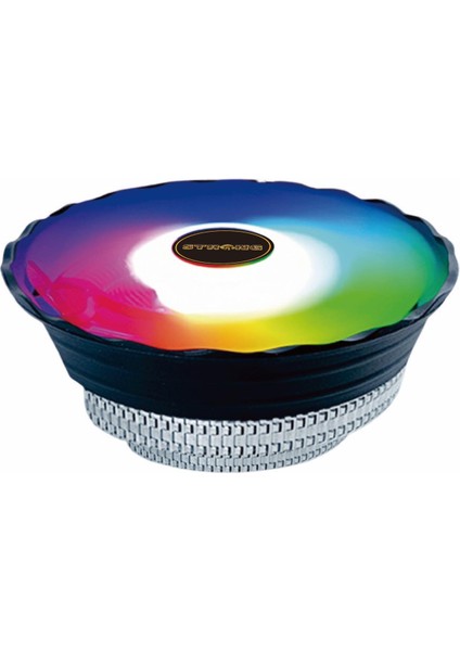 M3 12CM 95W Rainbow 4 Pin Işlemci Cpu Fan