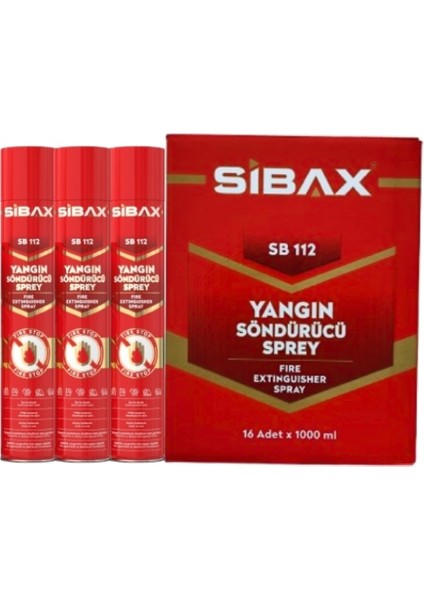 Yangın Söndürücü Spreyi (1000ML) 1 Adet