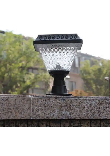 30 Watt Güneş Enerjili Set Üstü Bahçe Aydınlatma Armatürü Dış Mekan IP65 Kare Solar Bahçe Armatürü fırsatları